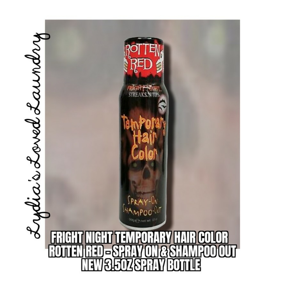 💥 5/$10 Fright Night Temporary Haircolor - Rotten Red Color - Colored Hairspray